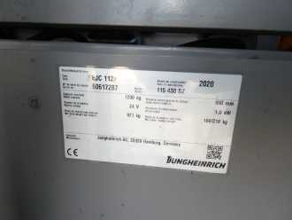 Használt targonca JUNGHEINRICH EJC112 Z ELEKTRO HOCHHUBWAGENDEICHSEL (13076034)