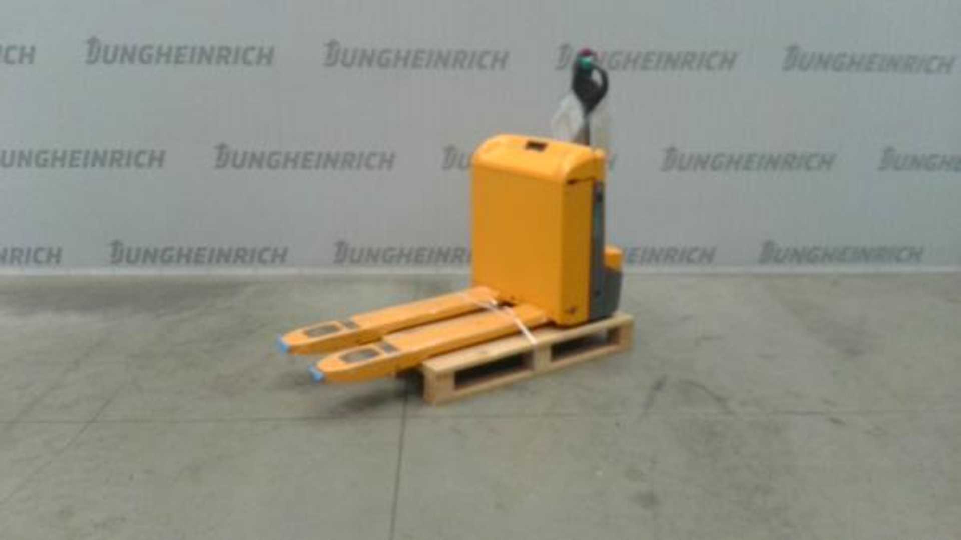 Használt targonca JUNGHEINRICH EJE 118 Li 115-53 ELEKTRO NIEDERHUBWAGENDEICHSEL (13013720)