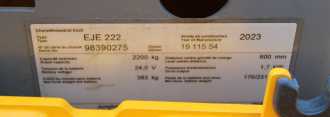 Használt targonca JUNGHEINRICH EJE 222 ELEKTRO NIEDERHUBWAGENSEMIELEKTRISCH (13071082)
