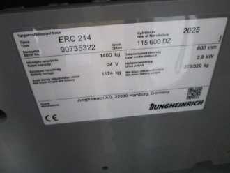 Használt targonca JUNGHEINRICH ERC 214 G 115-600 DZ ELEKTRO HOCHHUBWAGENFAHRERSTAND (13006995)