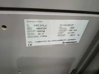 Használt targonca JUNGHEINRICH ERC 214i FP 115 250 ZT ELEKTRO HOCHHUBWAGENFAHRERSTAND (13073189)