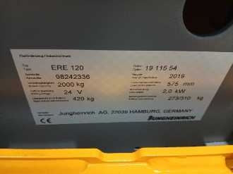 Használt targonca JUNGHEINRICH ERE 120 KP LI 115 54 19 ELEKTRO NIEDERHUBWAGENFAHRERSTAND (13065006)