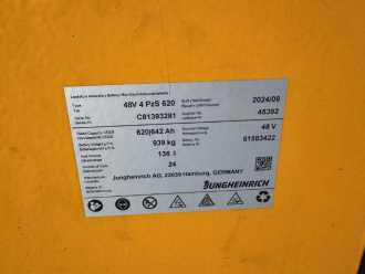 Használt targonca JUNGHEINRICH ETV 216 Baujahr 2016 / HH 9,41M /Akku 2024 /TOP ZUSTAND ELEKTRO SCHUBMASTSTAPLER (13076311)