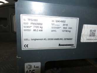 Használt targonca JUNGHEINRICH TFG 680 GAS VIERRADFRONTSTAPLER (13076049)