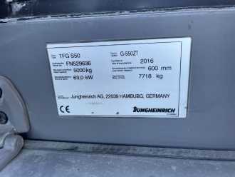 Használt targonca JUNGHEINRICH TFGS50 GAS VIERRADFRONTSTAPLER (12990939)