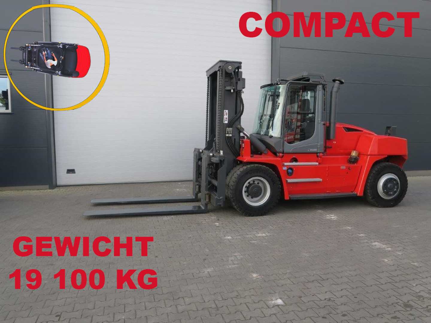 Használt targonca KALMAR DCG150-6 - COMPACT DIESEL VIERRADFRONTSTAPLER (13002791)