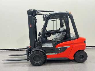 Használt targonca LINDE 1202 H 35 D-01 DIESEL VIERRADFRONTSTAPLER (13063367)