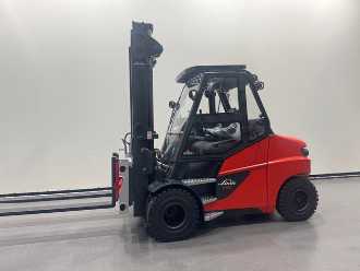 Használt targonca LINDE 1279 E 80 - 01/900 ELEKTRO VIERRADFRONTSTAPLER (13076388)