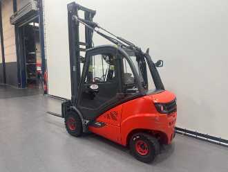 Használt targonca LINDE 393 H 25 D-02/600 DIESEL VIERRADFRONTSTAPLER (13005188)