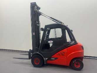 Használt targonca LINDE 393 H 25 D-02/600 DIESEL VIERRADFRONTSTAPLER (13005188)