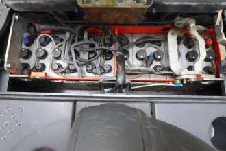 Használt targonca LINDE D 12 SP 133 ELEKTRO HOCHHUBWAGENFAHRERSTAND (13032616)