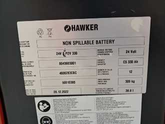 Használt targonca LINDE D12 AP ELEKTRO HOCHHUBWAGENDEICHSEL (13058624)