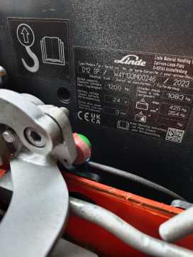 Használt targonca LINDE D12 SP ELEKTRO HOCHHUBWAGENDEICHSEL (13072506)