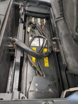 Használt targonca LINDE D12SP-133-01 ELEKTRO HOCHHUBWAGENDEICHSEL (12936603)