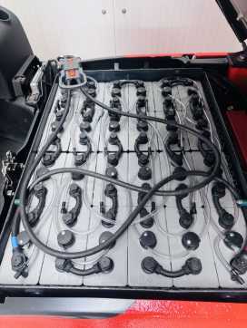 Használt targonca LINDE E 16-02 Triplex ELEKTRO DREIRADFRONTSTAPLER (13067153)