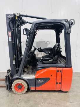 Használt targonca LINDE E 16 C-02 EVO Triplex ELEKTRO DREIRADFRONTSTAPLER (12991481)