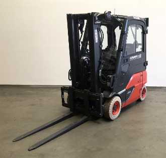 Használt targonca LINDE E 16 P EVO 386-02 ELEKTRO VIERRADFRONTSTAPLER (12795727)