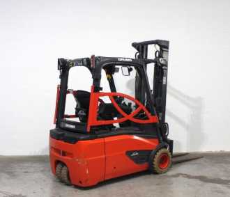 Használt targonca LINDE E 18 L EVO 386-02 ELEKTRO DREIRADFRONTSTAPLER (12798723)