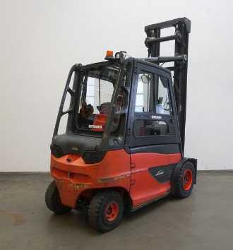 Használt targonca LINDE E 35/600 H 388 ELEKTRO VIERRADFRONTSTAPLER (12778187)