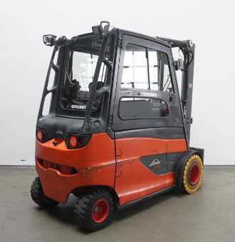 Használt targonca LINDE E 35 HL 387 ELEKTRO VIERRADFRONTSTAPLER (12969883)