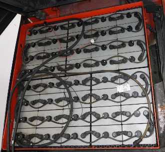 Használt targonca LINDE E 50/600 HL 388 ELEKTRO VIERRADFRONTSTAPLER (12869371)