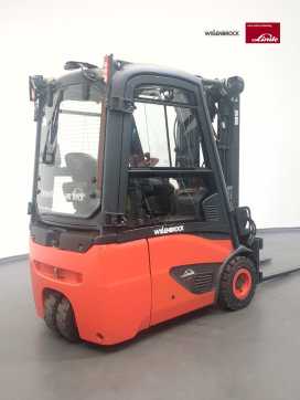 Használt targonca LINDE E14-386-02 ELEKTRO DREIRADFRONTSTAPLER (13040422)