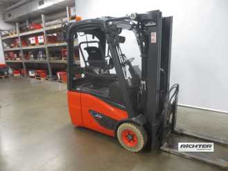 Használt targonca LINDE E14 ELEKTRO DREIRADFRONTSTAPLER (13017361) backdrop