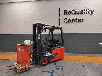 Használt targonca LINDE E14 ELEKTRO DREIRADFRONTSTAPLER (13033347) backdrop