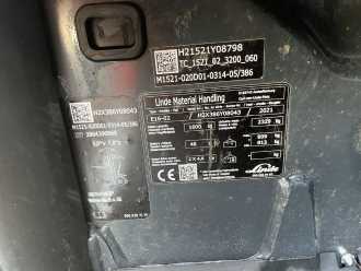 Használt targonca LINDE E16-02 ELEKTRO DREIRADFRONTSTAPLER (13038466)