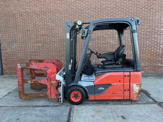 Használt targonca LINDE E16-02 ELEKTRO DREIRADFRONTSTAPLER (13069821)