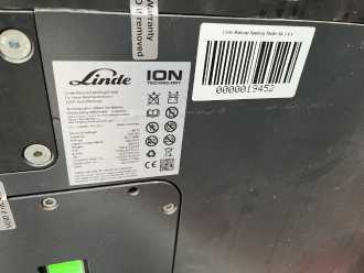 Használt targonca LINDE E16-02 ELEKTRO DREIRADFRONTSTAPLER (13075066)