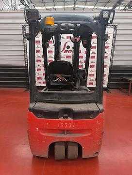 Használt targonca LINDE E16 L 386 ELEKTRO DREIRADFRONTSTAPLER (13048535) backdrop