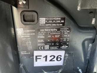 Használt targonca LINDE E16C-02 ELEKTRO DREIRADFRONTSTAPLER (13065400)