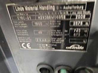 Használt targonca LINDE E16C ELEKTRO DREIRADFRONTSTAPLER (13060171)
