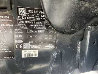 Használt targonca LINDE E16P-02 ELEKTRO VIERRADFRONTSTAPLER (13049672)