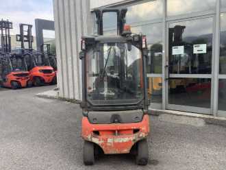 Használt targonca LINDE E16P-02 ELEKTRO VIERRADFRONTSTAPLER (13053614)