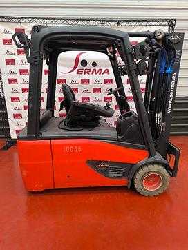 Használt targonca LINDE E18 L  ELEKTRO DREIRADFRONTSTAPLER (12853815) backdrop