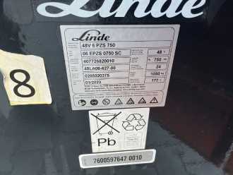 Használt targonca LINDE E20PL-02 ELEKTRO VIERRADFRONTSTAPLER (13069210)