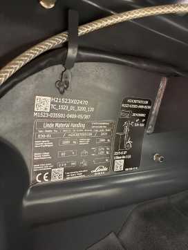 Használt targonca LINDE E30-387-01 ELEKTRO VIERRADFRONTSTAPLER (13028615)
