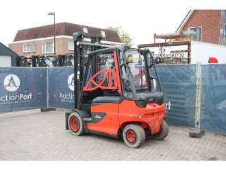 Használt targonca LINDE E35H-01/600 ELEKTRO VIERRADFRONTSTAPLER (13041382)