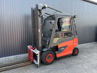 Használt targonca LINDE E35H-01/600 ELEKTRO VIERRADFRONTSTAPLER (13059886) backdrop