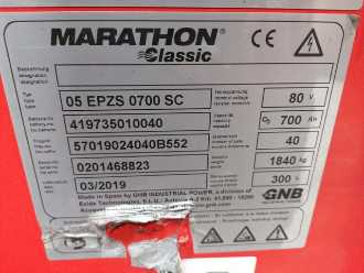 Használt targonca LINDE E40H-01/600 ELEKTRO VIERRADFRONTSTAPLER (12900504)