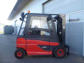 Használt targonca LINDE E40H-01/600 ELEKTRO VIERRADFRONTSTAPLER (13063962)