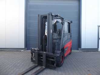 Használt targonca LINDE E45HL-01/600 ELEKTRO VIERRADFRONTSTAPLER (13073828) backdrop