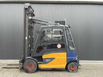 Használt targonca LINDE E50HL-01/600 ELEKTRO VIERRADFRONTSTAPLER (12953319)