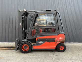 Használt targonca LINDE E50HL-01 ELEKTRO VIERRADFRONTSTAPLER (12997425)