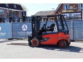 Használt targonca LINDE E50HL-01 ELEKTRO VIERRADFRONTSTAPLER (13059760)