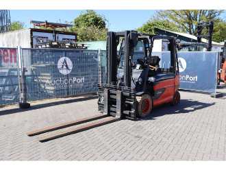 Használt targonca LINDE E50HL-01 ELEKTRO VIERRADFRONTSTAPLER (13059760)