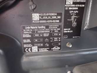 Használt targonca LINDE E50HL-01 ELEKTRO VIERRADFRONTSTAPLER (13067011)