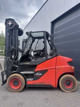 Használt targonca LINDE E60-01 ELEKTRO VIERRADFRONTSTAPLER (13073597)